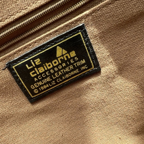 1984 Large Liz Claiborne Shoulder Bag - Picture 11 of 11